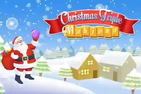 Gêm Christmas Triple Mahjong ar-lein