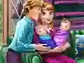 Gêm Ice Princess Family Day ar-lein