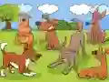 Gêm Animals Differences ar-lein