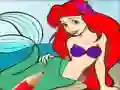 Gêm Princess Mermaid Coloring Game ar-lein