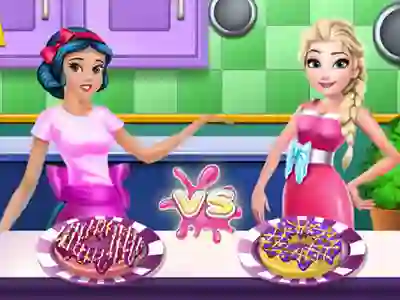 Gêm Princesses Cooking Contest ar-lein