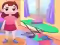 Gêm Cute house chores ar-lein