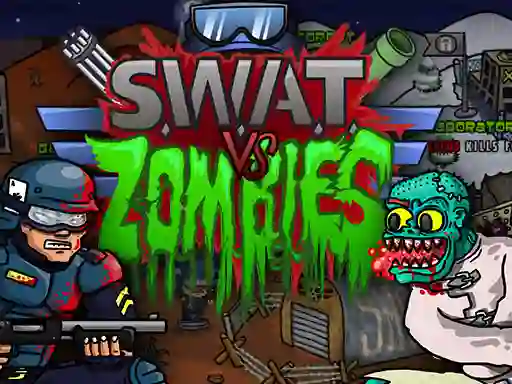 Gêm Swat vs Zombies ar-lein