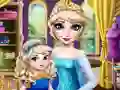Gêm Ice Queen Mommy Real Makeover ar-lein
