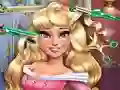 Gêm Sleeping Princess Real Haircuts ar-lein