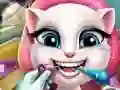Gêm Kitty Real Dentist ar-lein