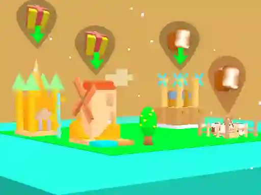 Gêm Polygon Village ar-lein
