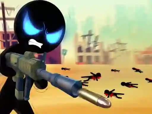 Gêm Stickman Armed Assassin: Going Down ar-lein
