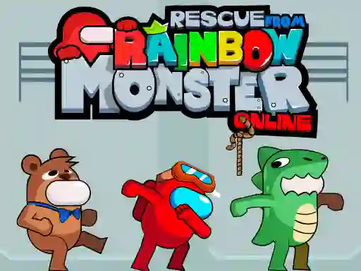 Gêm Rescue From Rainbow Monster Online ar-lein