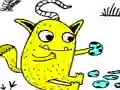 Gêm Funny Monsters Puzzle ar-lein