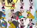 Gêm Mickey Mouse Match 3 ar-lein