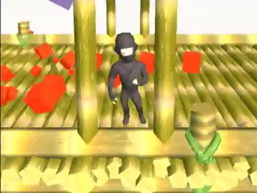 Gêm Ninja Runs 3d ar-lein