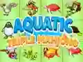 Gêm Aquatic triple mahjong ar-lein