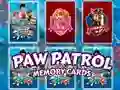 Gêm Paw Patrol Memory Cards ar-lein