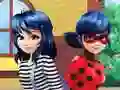 Gêm LadyBug First Date ar-lein