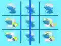 Gêm Smurfs Tic Tac Toe ar-lein