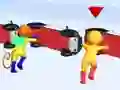 Gêm Superhero Race ar-lein