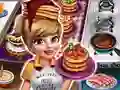 Gêm Cooking Fast 3 Ribs & Pancakes ar-lein