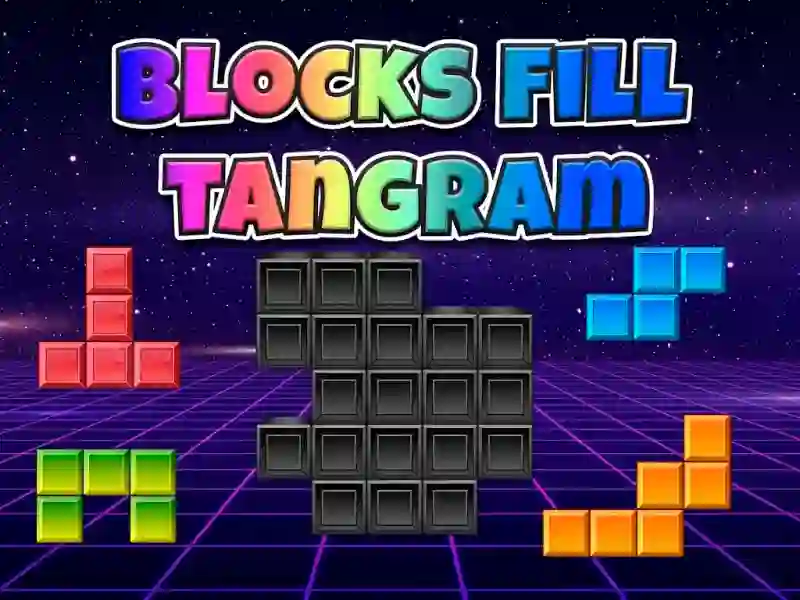 Gêm Blocks Fill Tangram ar-lein