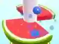 Gêm Helix Fruit Jump ar-lein