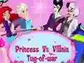 Gêm Princess Vs. Villains Tug-of-war ar-lein