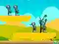 Gêm Alien Shoot Zombies ar-lein