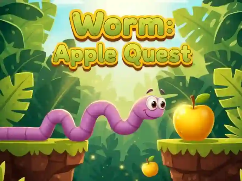 Gêm Worm:  Apple Quest ar-lein