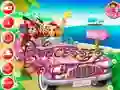 Gêm Princesses Beach Trip ar-lein