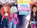 Gêm Princesses Moto Mania ar-lein