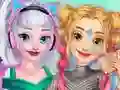 Gêm Elsa and Rapunzel Future Fashion ar-lein