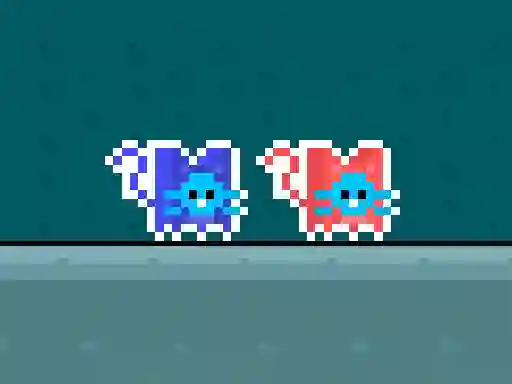 Gêm Red and Blue Cats ar-lein
