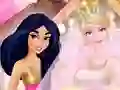 Gêm Princess Pink And Gold Wedding ar-lein