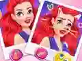 Gêm Princesses Face Warp ar-lein