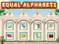 Gêm Equal Alphabets ar-lein