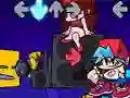 Gêm Friday Night Funkin vs Geometry Dash ar-lein