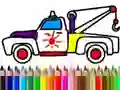 Gêm Back To School: Truck Coloring Book ar-lein