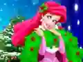 Gêm Ariel The Little Mermaid Christmas Dres Up ar-lein