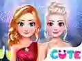 Gêm Frozen Princess New years Eve ar-lein