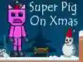 Gêm Super Pig on Xmas ar-lein