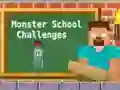 Gêm Monster School Challenges ar-lein