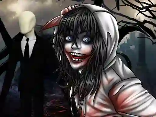 Gêm Jeff The Killer The Hunt For The Slenderman ar-lein