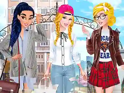 Gêm Princesses: Back to School Collection ar-lein