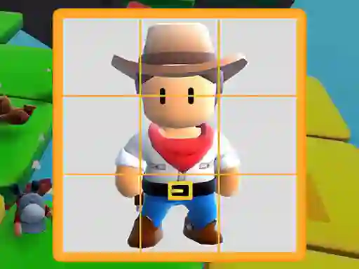 Gêm Stumble Boys Sliding Puzzle ar-lein