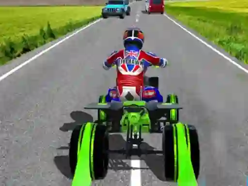 Gêm ATV Quad Bike Traffic Racer ar-lein