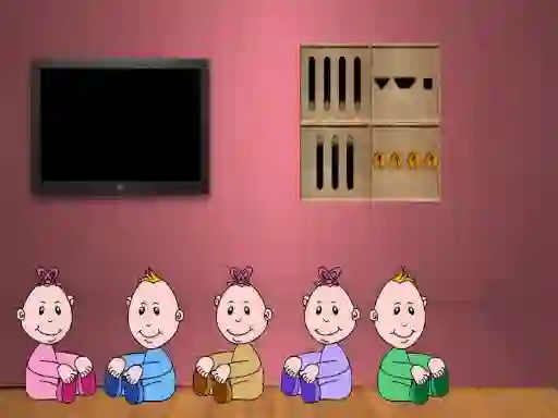 Gêm Naughty Baby Escape ar-lein