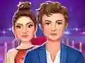 Gêm Celebrity Couple Red Carpet Fashion ar-lein