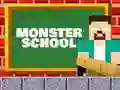 Gêm Monster School: Roller Coaster & Parkour ar-lein