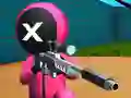 Gêm Squid Game Sniper 3D ar-lein