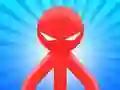 Gêm Red Stickman vs Monster School ar-lein