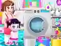 Gêm Children Laundry ar-lein